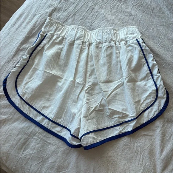 FP Movement by Free People White and Navy Athletic Shorts - Picture 2 of 3